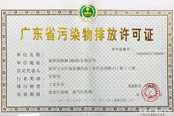 排污許可證 排污許可證